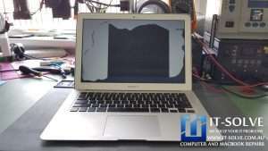 Macbook Air 2015 broken screen replacement