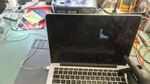 A1502 Macbook Pro Not Turning On Repair - shorted cap #1053