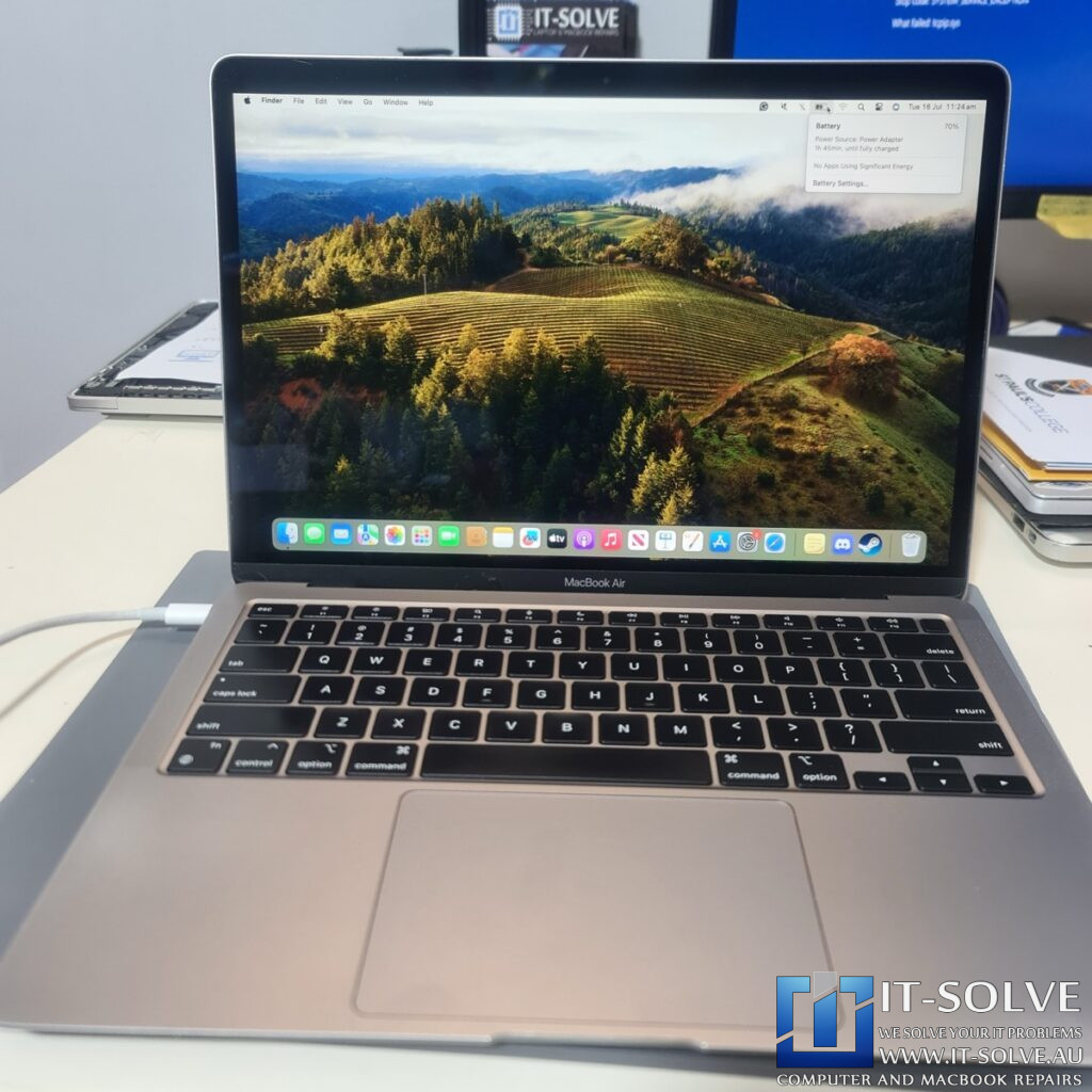 MacBook Air A2337 Battery Replacement and Heat Management