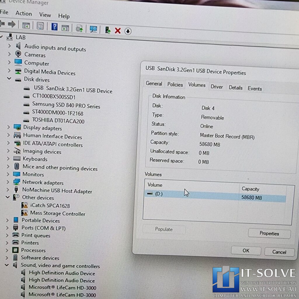 SanDisk USB Data Recovery: