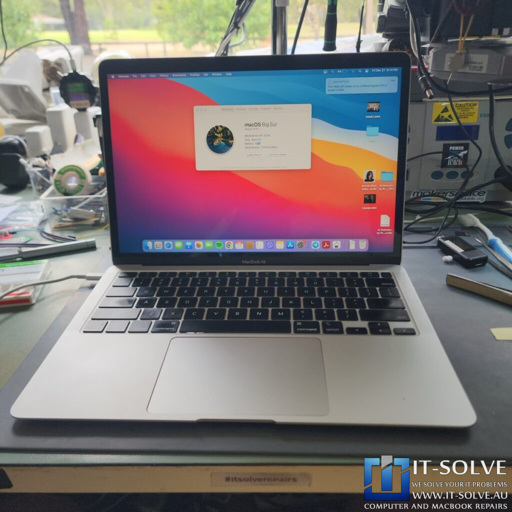 2020 MacBook Air A2337 Liquid Damage and Trackpad Repair