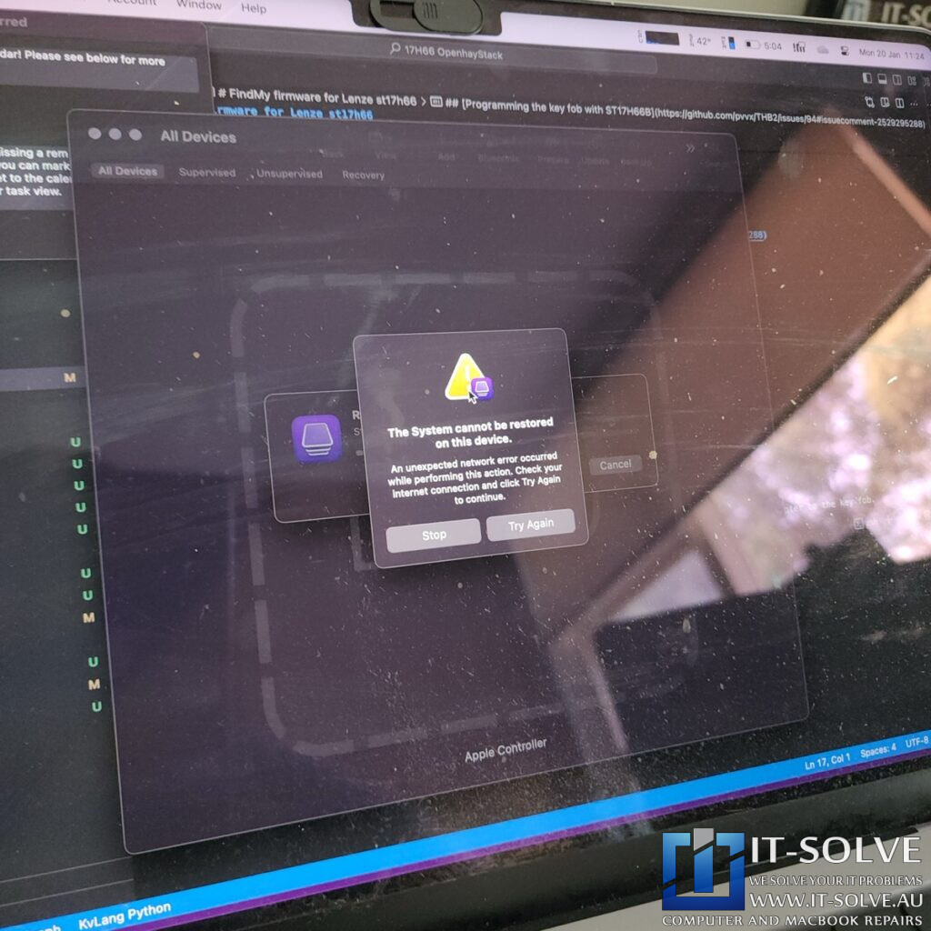 MacBook Pro A2289 Not Turning On Repair – Corrupted T2 Security Chip