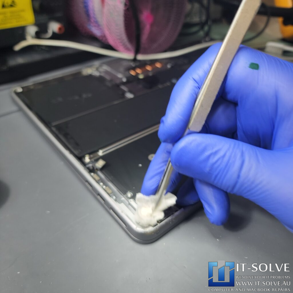 A3113 Macbook Not Turning On Repair After Spilled Yogurt