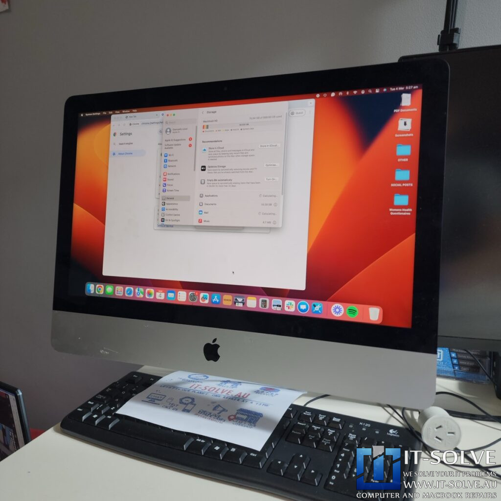 2017 21.5" iMac laggy and overheating