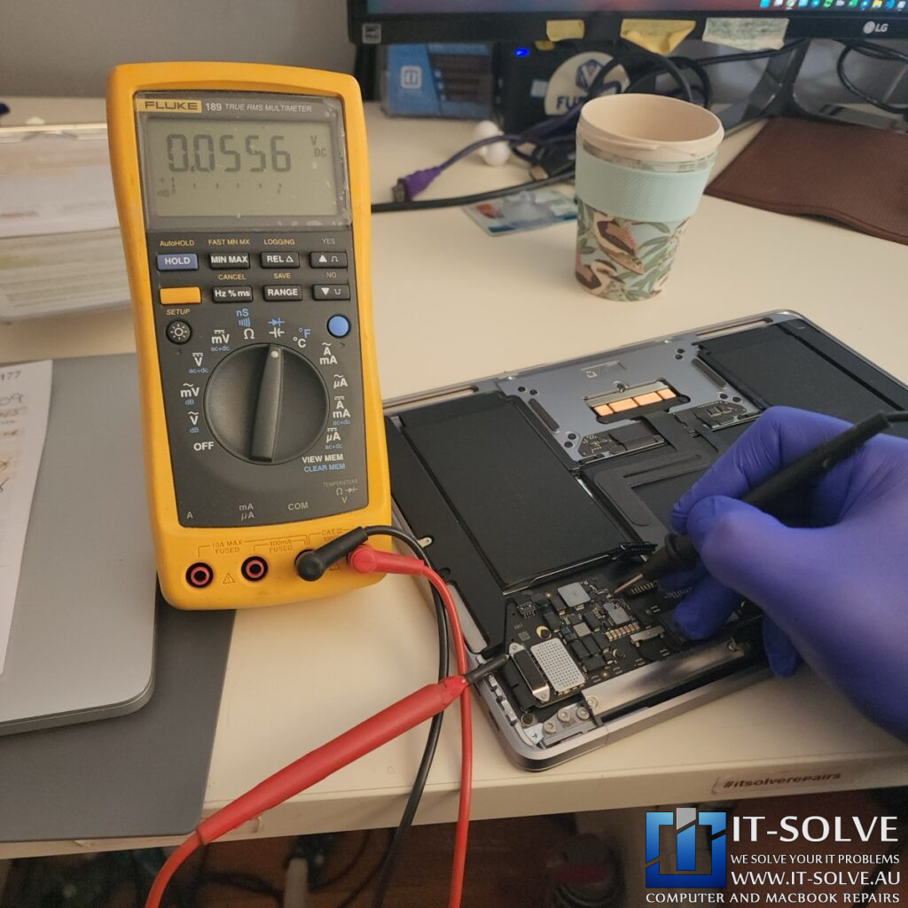 2019 MacBook Air M1 Not Turning On Repair – Shorted Capacitor from Heat