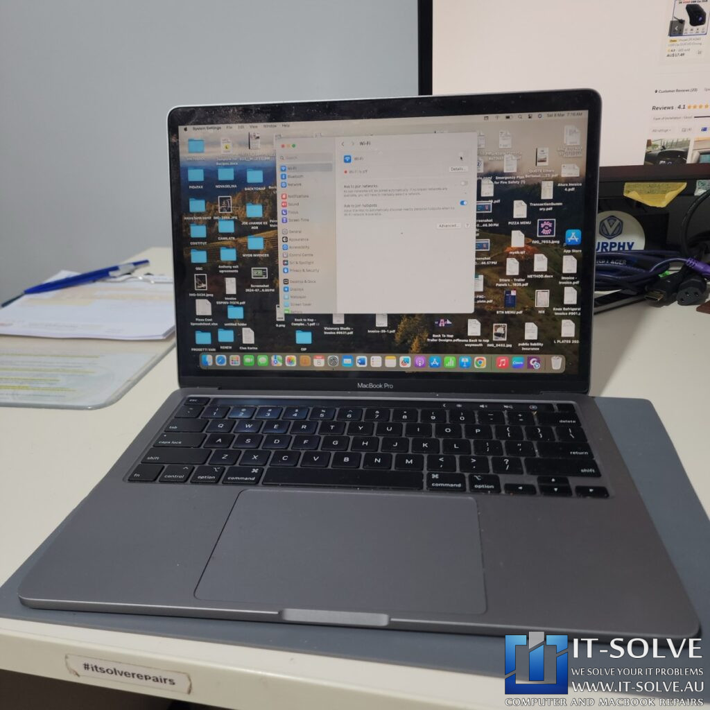2019 MacBook Pro 13" A2159 Greyed-Out Wi-Fi Repair