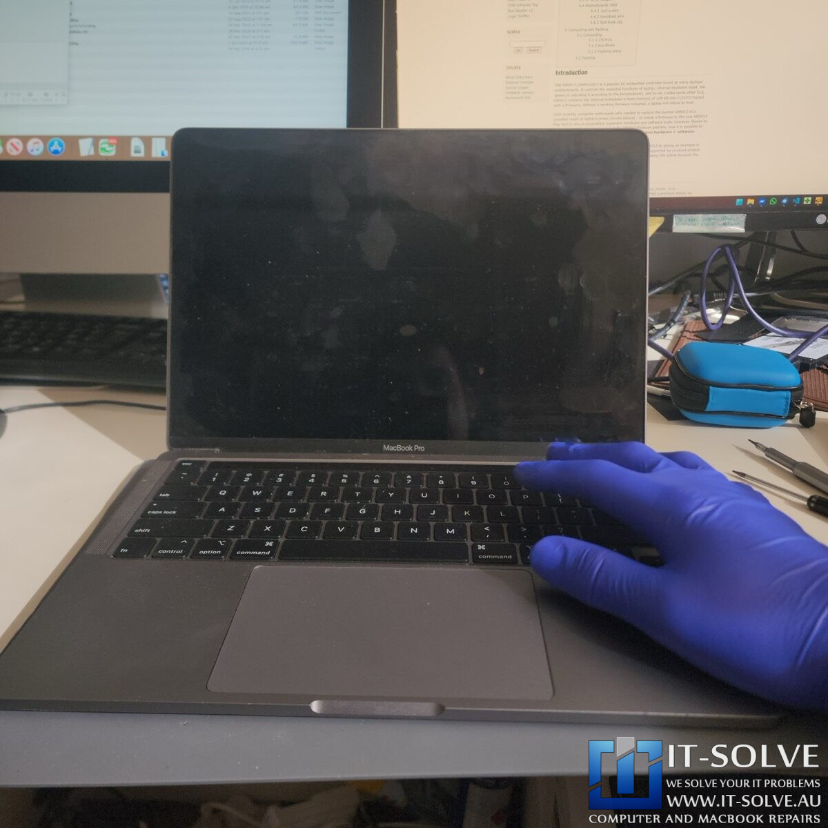 MacBook Pro A2251 Not Turning On – Logic Board Liquid Damage Repair