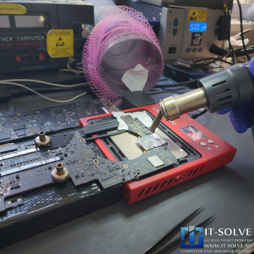 MacBook Pro A2251 Not Turning On – Logic Board Liquid Damage Repair