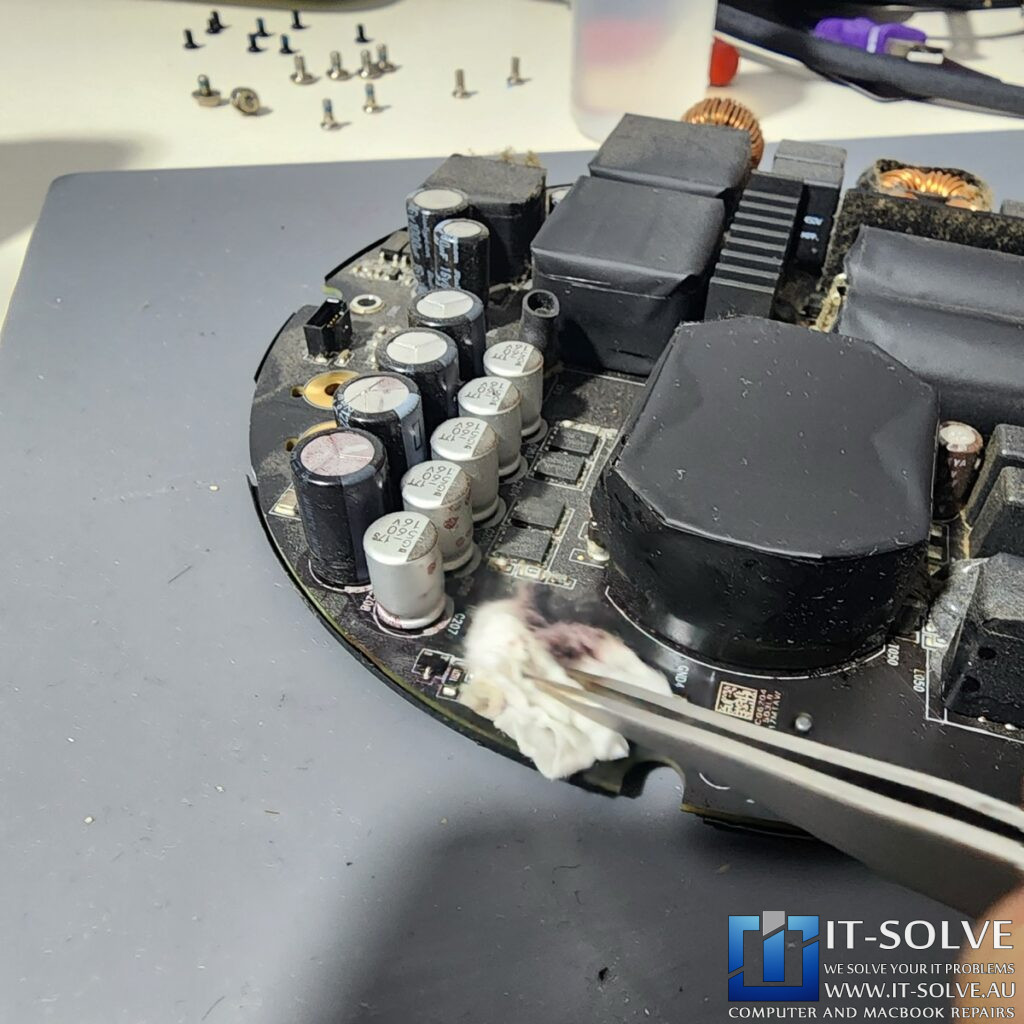 Mac Studio Liquid Damage Repair Not turning on after a Wine Spill